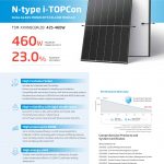 Panouri solare monocristaline Trina Solar Vertex S+ 460W Dual Glass